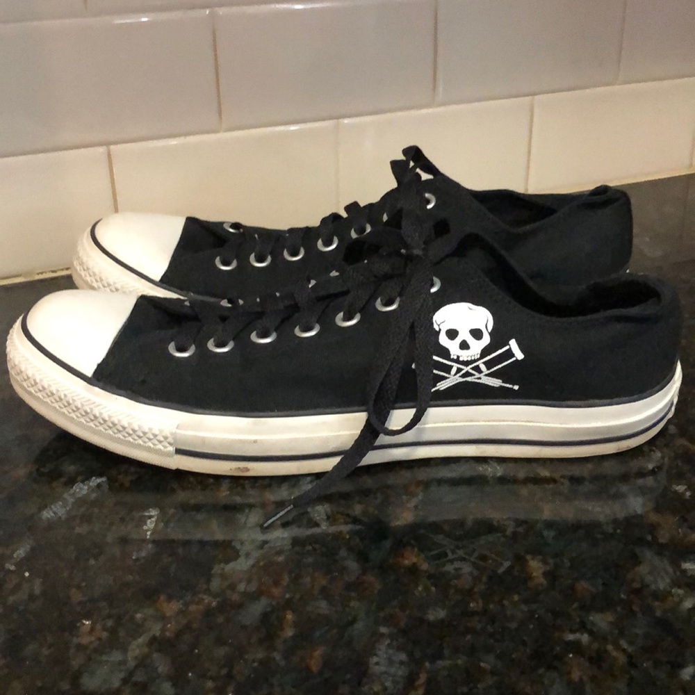 Converse All Stars with Skull